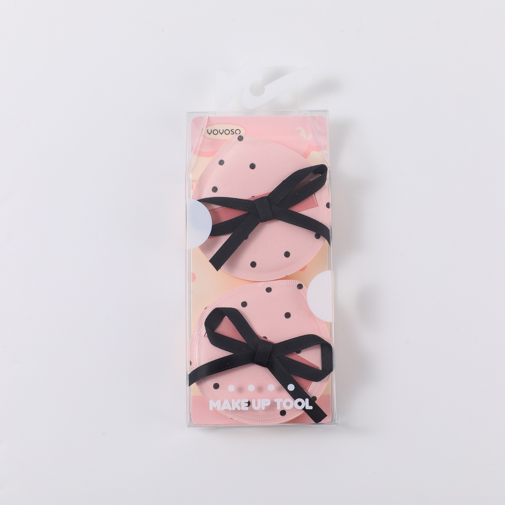 Soft Bow Marshmallow Puffs 2pcs