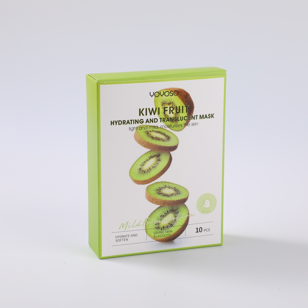 Kiwi fruit hydrating and translucent mask 25ml*10pcs