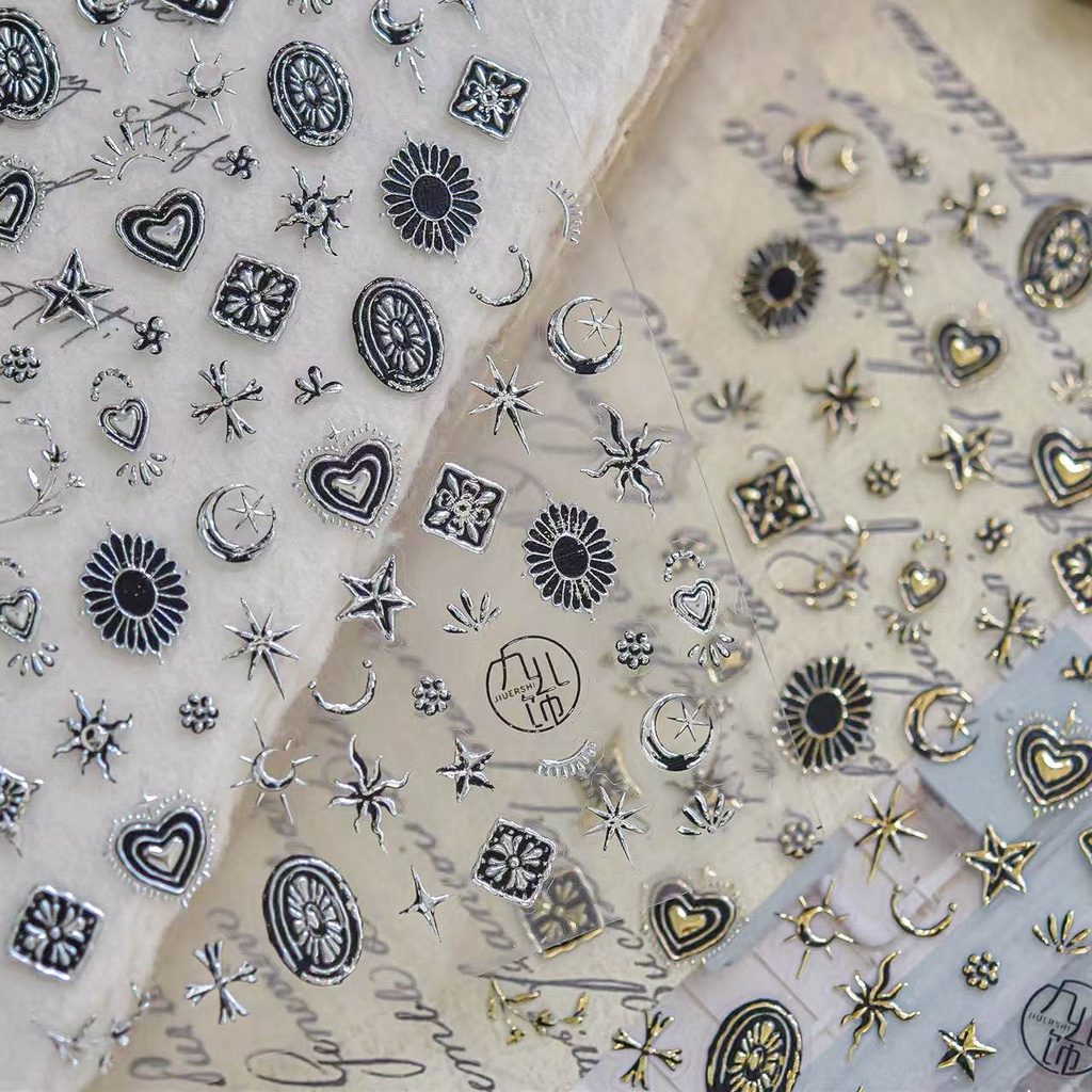 European Vintage Nail Stickers