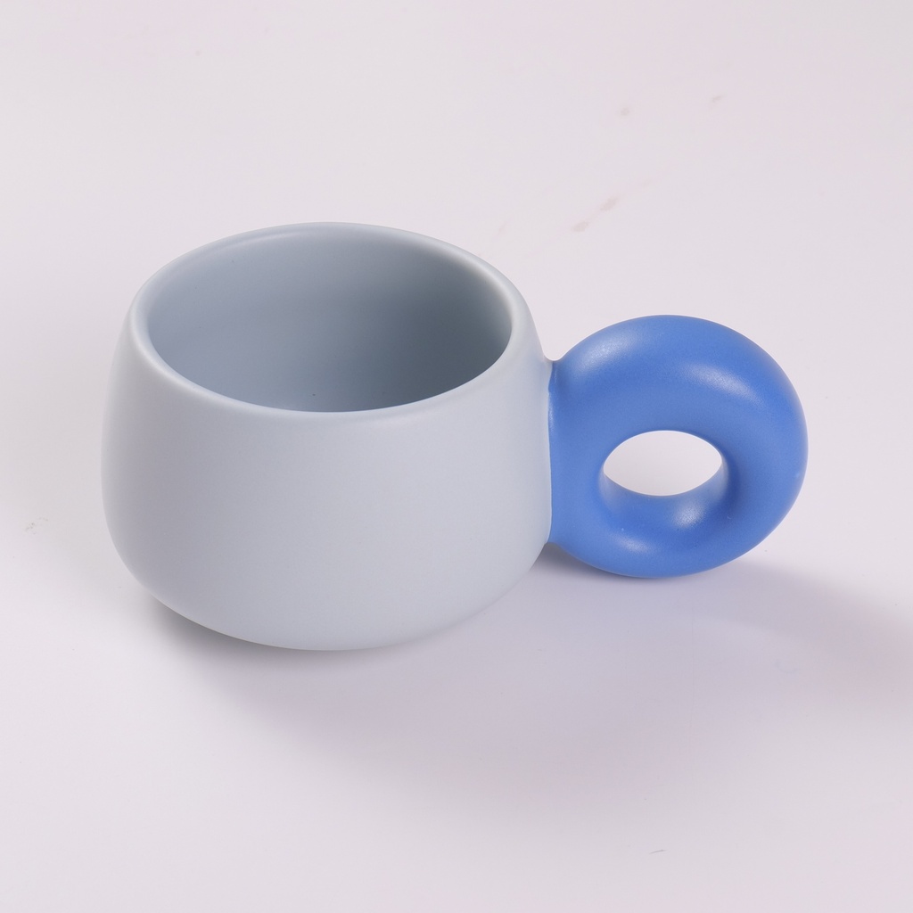 HS-TCB6001 Round-Belly Circle Mug 320ml - Blue
