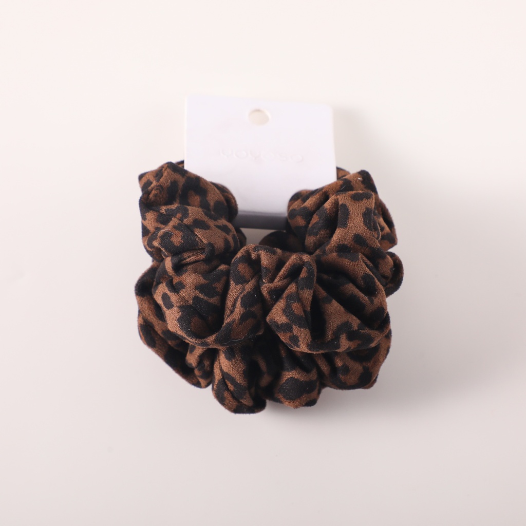 Coffee Leopard Series – Hair Tie Set – 2pcs