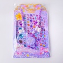 Purple Necklace Sparkling Diamond Stickers