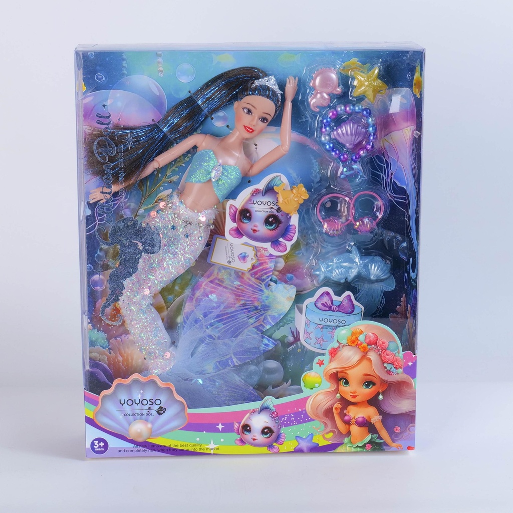 QJ185A Ocean Princess Series – 11.5-Inch 11-Joint Doll