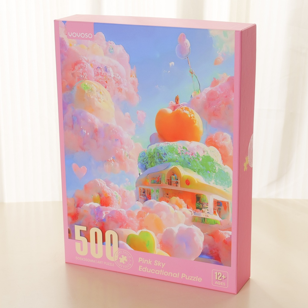 88817 Pink Sky Educational Puzzle – 300 pcs