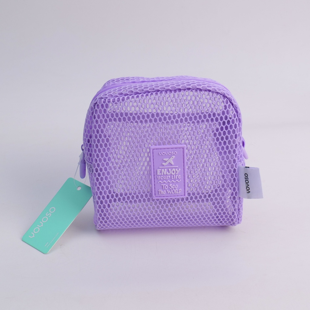 Purple Square Pencil Bag No. 5