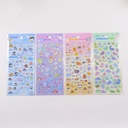 Holographic Cute Pet Glass Stickers