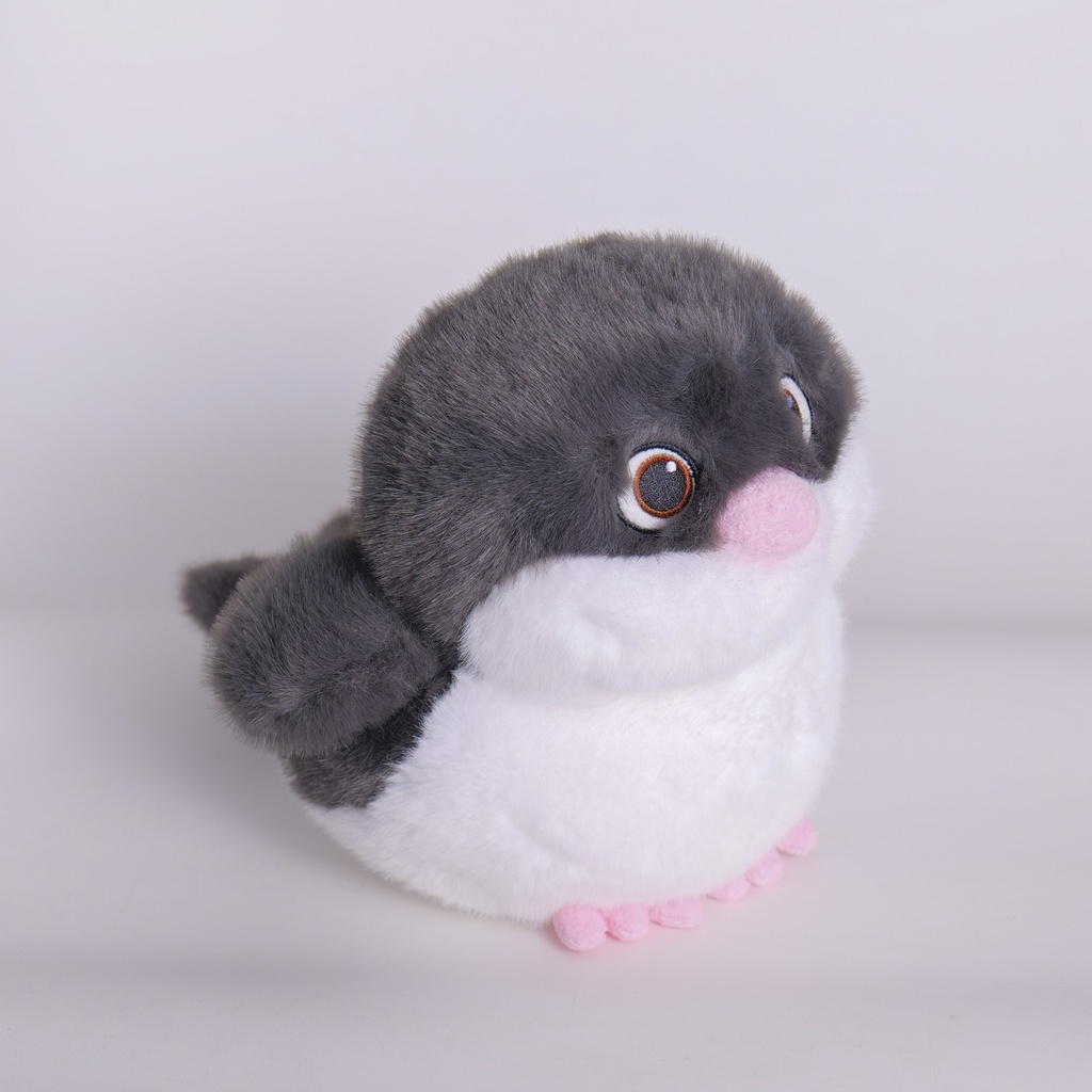 HY-MR8006 Chubby Penguin Plush Toy – 22cm (Plastic Eyes)
