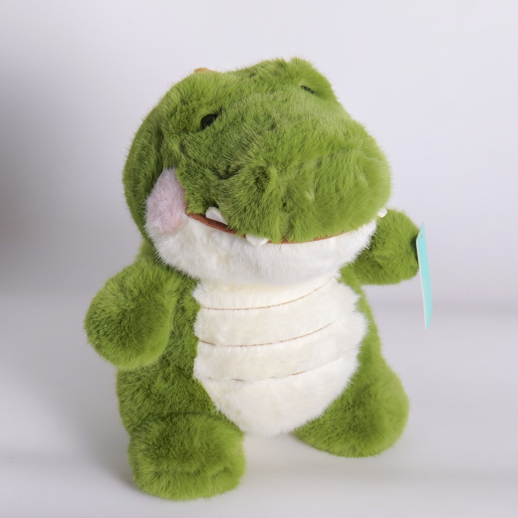 HY-MR8006 Standing Dinosaur Plush Toy – 22cm (Plastic Eyes)