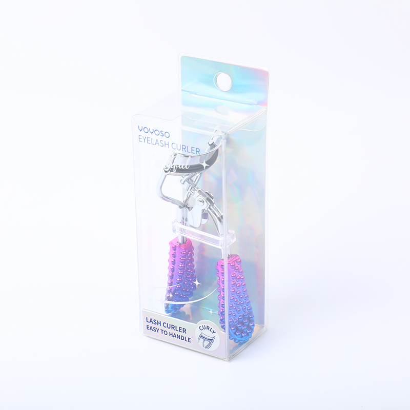Colorful electroplated eyelash curler wi