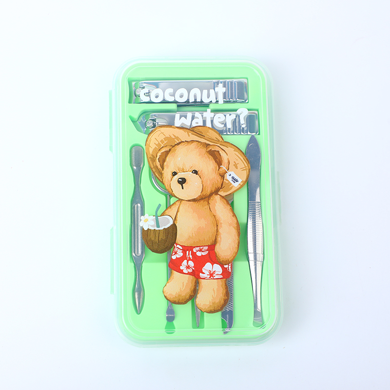 TEDDY ISLAND series manicure seven-piece