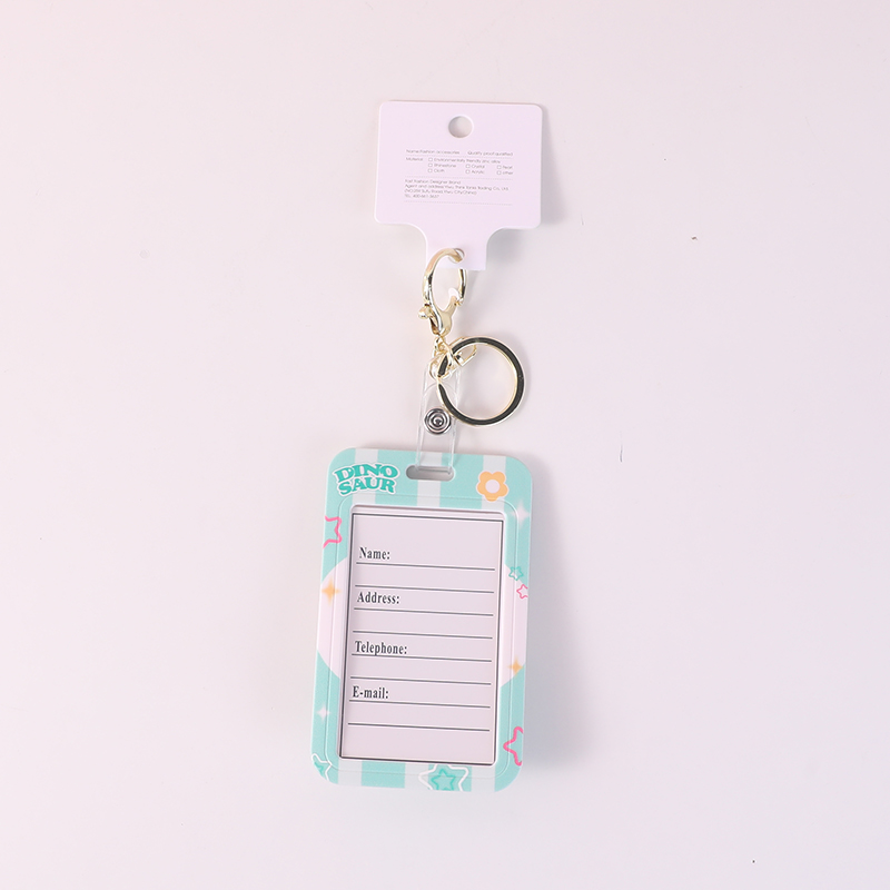 Creative fun keychain card holder