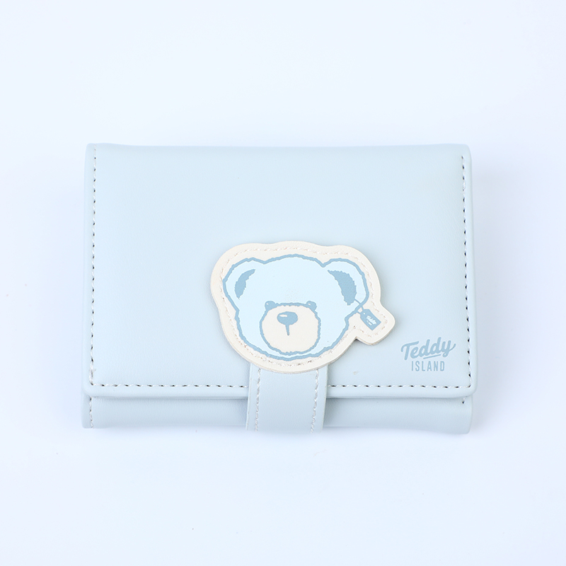 TEDDY ISLAND series women's short wallet