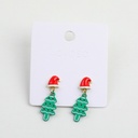 Christmas series red hat christmas tree 