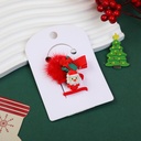 Santa claus hair accessories set-5
