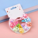 Colourful pentagram children's hair clip