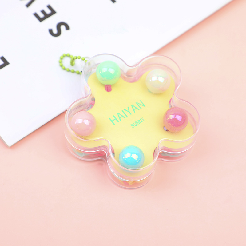 Round ball children's hair tie and dispo