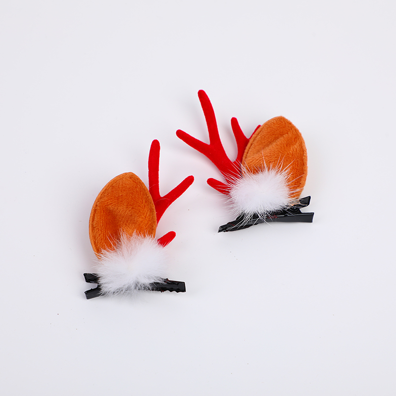 Christmas series fabric hair clip-3