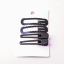Oval Teardrop Combination clip - 4pcs