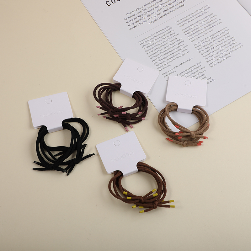Knotted basic hair tie-3pcs