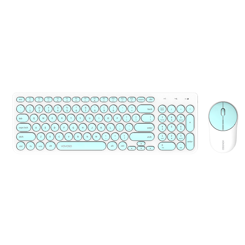 Fashion wireless office mute keyboard an