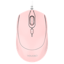 Wired business office mouse-pink