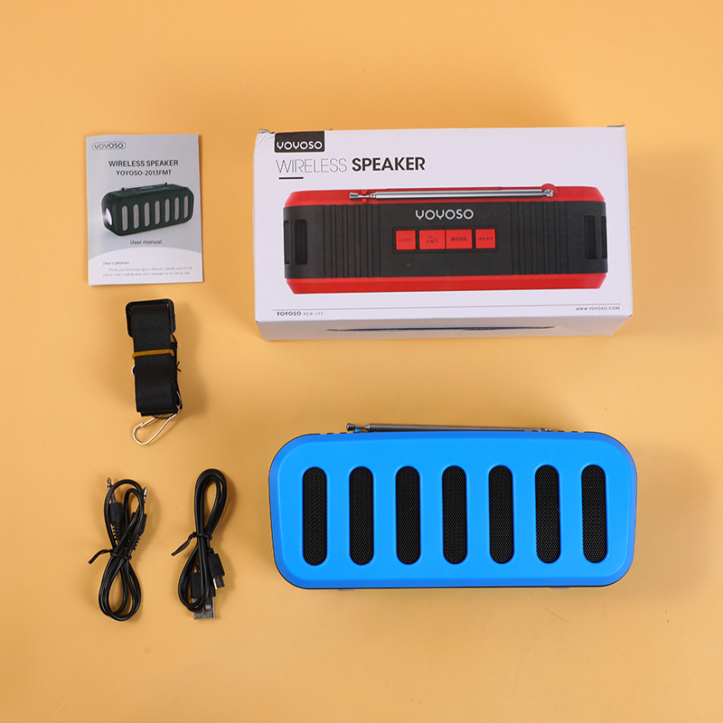 Antenna wireless speaker with solar pane