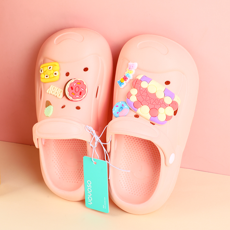 DIY delicious food children's slippers w