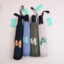 Casual letters automatic umbrella