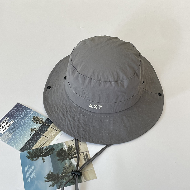 Quick-dry fisherman hat with hot stampin