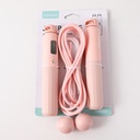 Electronic counting jump rope with dual-