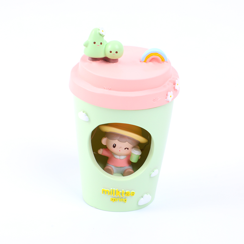 Cuteness cup figure decoration