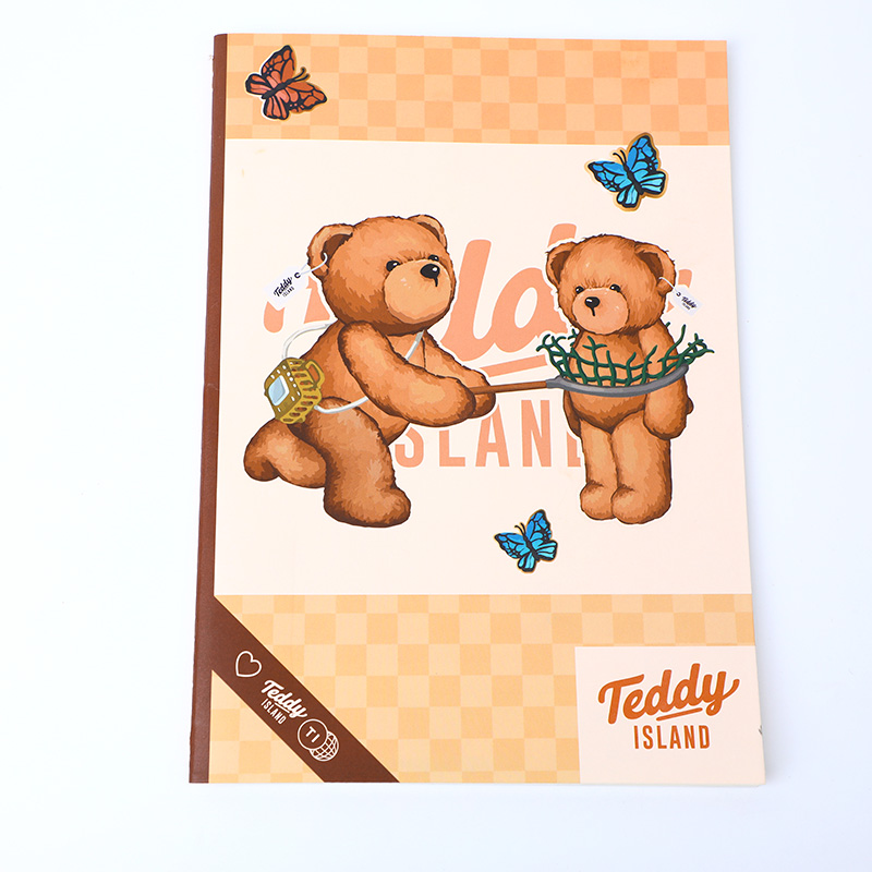 TEDDY ISLAND series suture notebook B5 (
