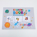 Space travel coloring book A4-16 sheets