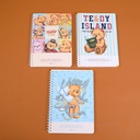 TEDDY ISLAND series coil notebook A5-hor