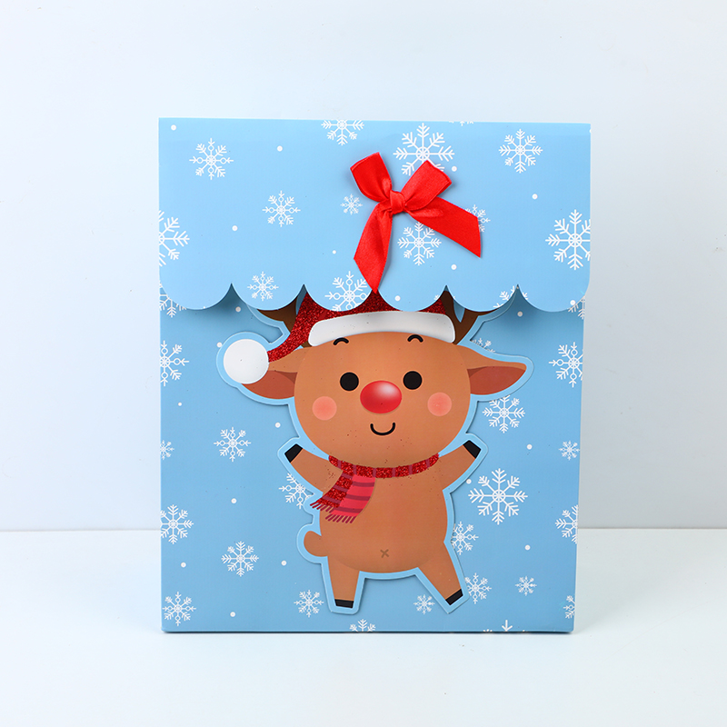 Christmas carnival series flip gift bag-