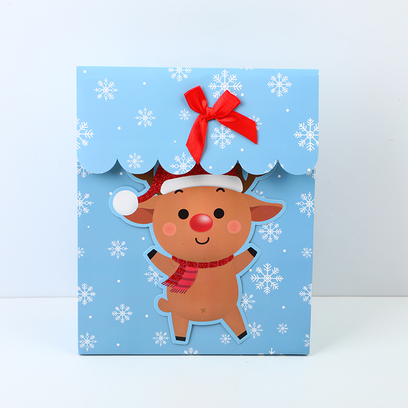 Christmas carnival series flip gift bag-