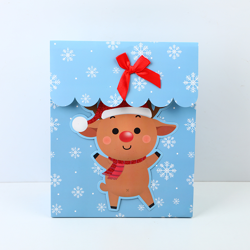 Christmas carnival series flip gift bag-