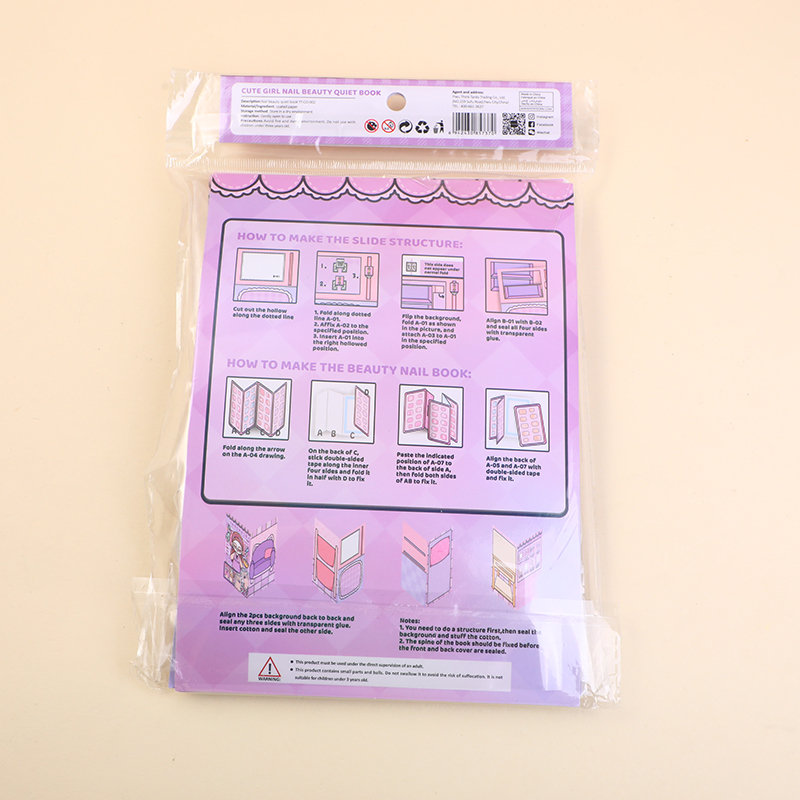 Nail beauty quiet book YT-CO-002