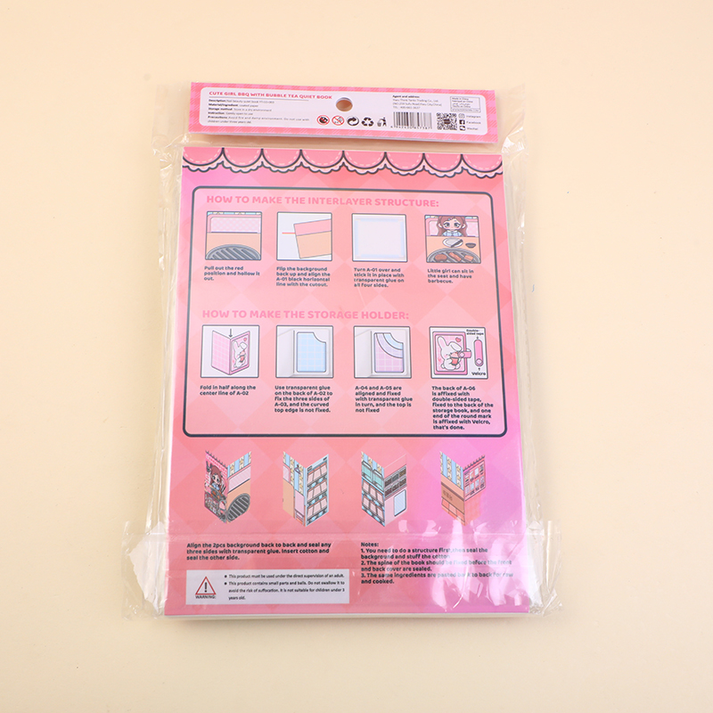 Nail beauty quiet book YT-CO-003