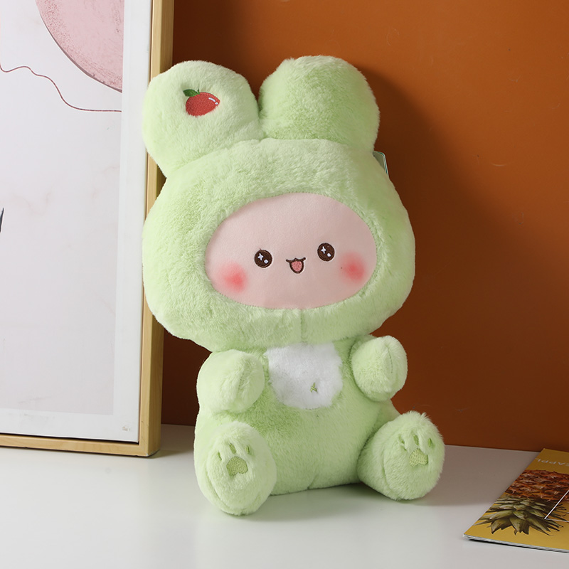 Sitting fruit series green doll 32cm