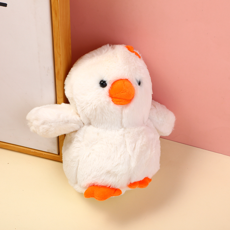 Beige little chicken plush doll-20cm 