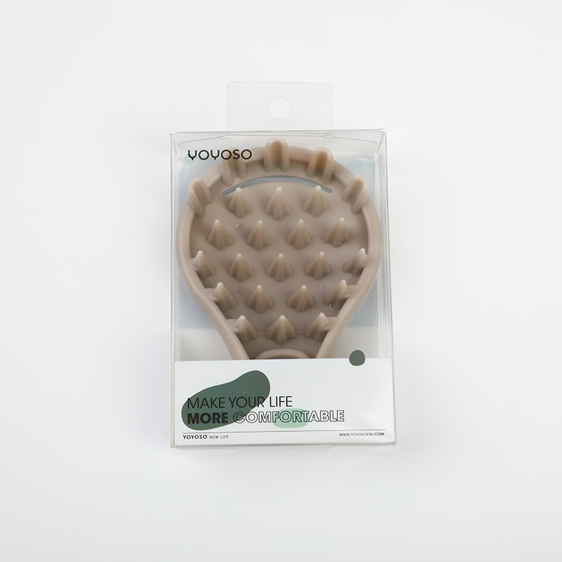 Massage shampoo comb-grey