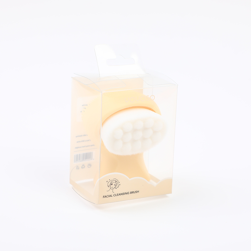 Slim waist facial cleansing brush-yellow