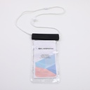 Triple foldable flip type transparent waterproof phone bag