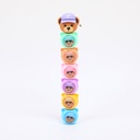 TEDDY ISLAND series highlighter with 6 balls