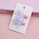 Lace Shovel-shaped Hairpin - 2 Pieces