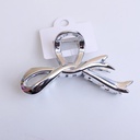 Silver Series Bow Tie Claw Clip-13cm