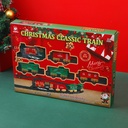 Christmas series electric rail train toy without light and music-8502B