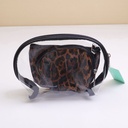 Leopard print 3-in-1 makeup bag