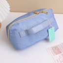 Sparkly Shell Makeup Bag - Blue